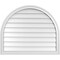Ekena Millwork Round Top Surface Mount PVC Gable Vent w/ 2"W x 1-1/2"P Brickmould Frame, 36"W x 30"H GVPRT36X3002SN - alternate 1